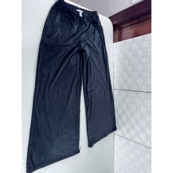 "Sofia Intimates by Sofia Vergara" Black Lounge Wide Leg Pants,SZ 4-6,Goth,Gypsy - Picture 1 of 7